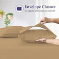 thumbnail image 3 of Universal Boat Sheet Set, 600-TC Egyptian Cotton Universal-AFT-Berth Boat Bed Sheet Set Taupe Solid Fits mattresses up to 6” Depth Sheet Set, 3 of 5