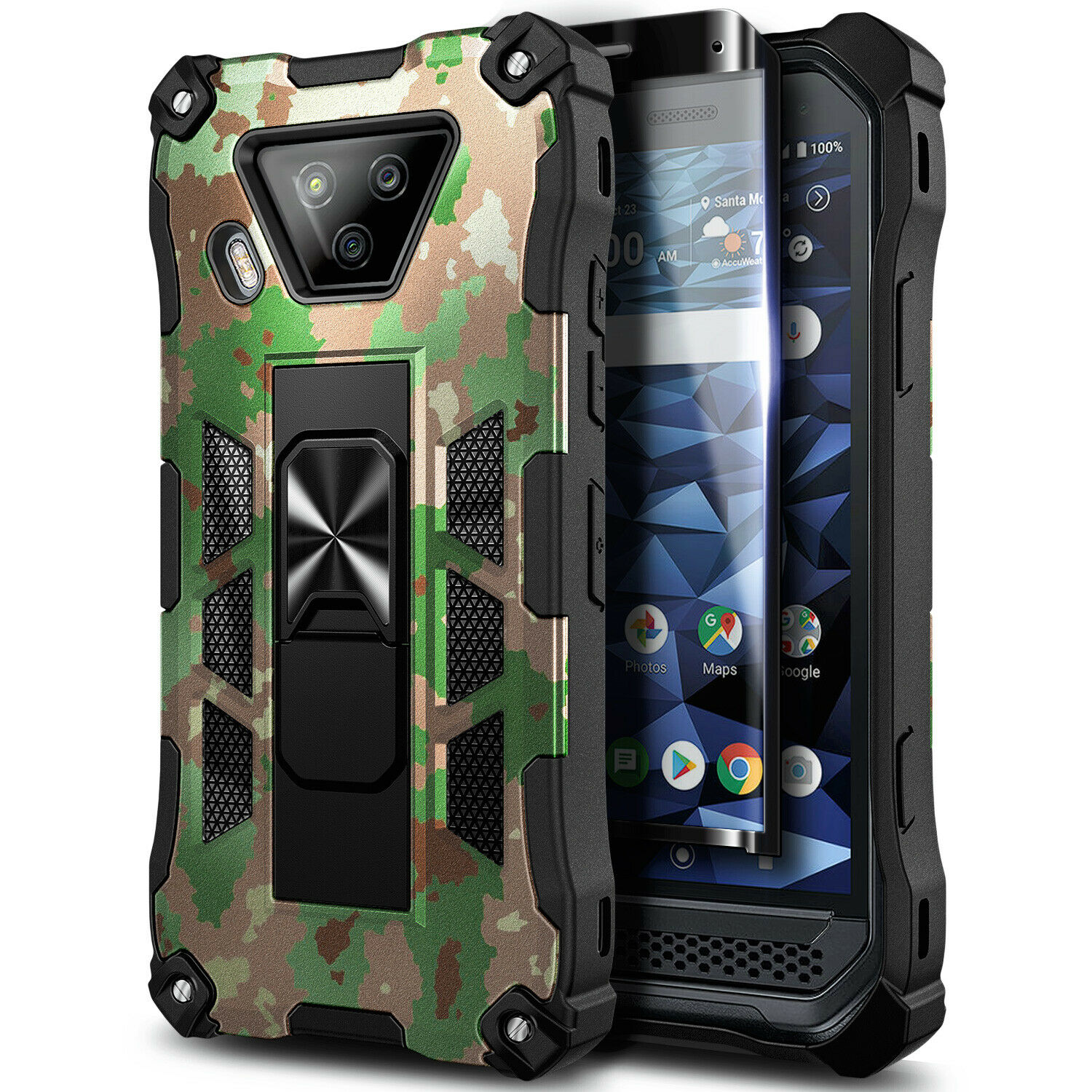 Kyocera DuraForce Ultra 5G UW (E7110 Verizon) Case with Tempered Glass
