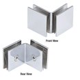 thumbnail image 2 of CRL SGC0F90CH Polished Chrome Open Face 90 Degree Square Glass Clamp, 2 of 4