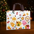 thumbnail image 5 of FeiFu Christmas Gift Bags Reusable Non Woven Tote Bags Handheld Holiday Gift Packaging for Presents Shopping and Festive Storage, 5 of 6
