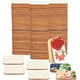 thumbnail image 1 of 150 piezas rectangulares de madera sin tratar de 1,3 x 1,9 cm, rodajas de madera natural en blanco para manualidades, pirograbado, adornos de madera con esquinas redondeadas, 1 of 9