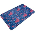 thumbnail image 3 of Bathroom Rugs Non Slip Washable - Chicken and Rooster Kitchen Mats for Floor, Area Rugs for Entryway Rugs Indoor, Laundry Bathroom Room Door Rug with Rubber Backing 20x31.5in, 3 of 8