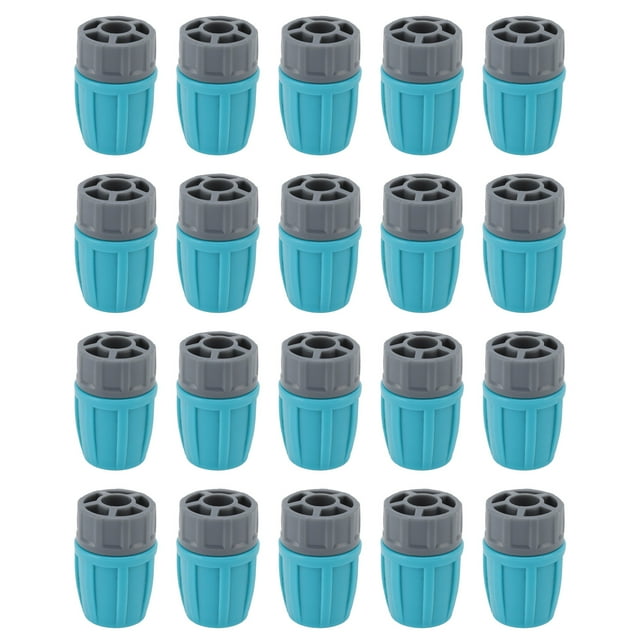 Adaptador de conector de manguera de riego, 15 piezas Tubo de riego Conectores de tubería de PE bloqueados Conectores de tubería Tuercas de bloqueo Respuesta rápida