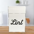 thumbnail image 2 of AuldHome Design Farmhouse Enamelware Lint Holder Bin; Distressed White Laundry Room Decor, 2 of 9