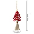 thumbnail image 3 of Pompotops Hand Woven Creative Christmas Tree Hanging Decorations Christmas Decorations Hanging Decorations Wall Hanging Household Crafts Clearance, 3 of 6