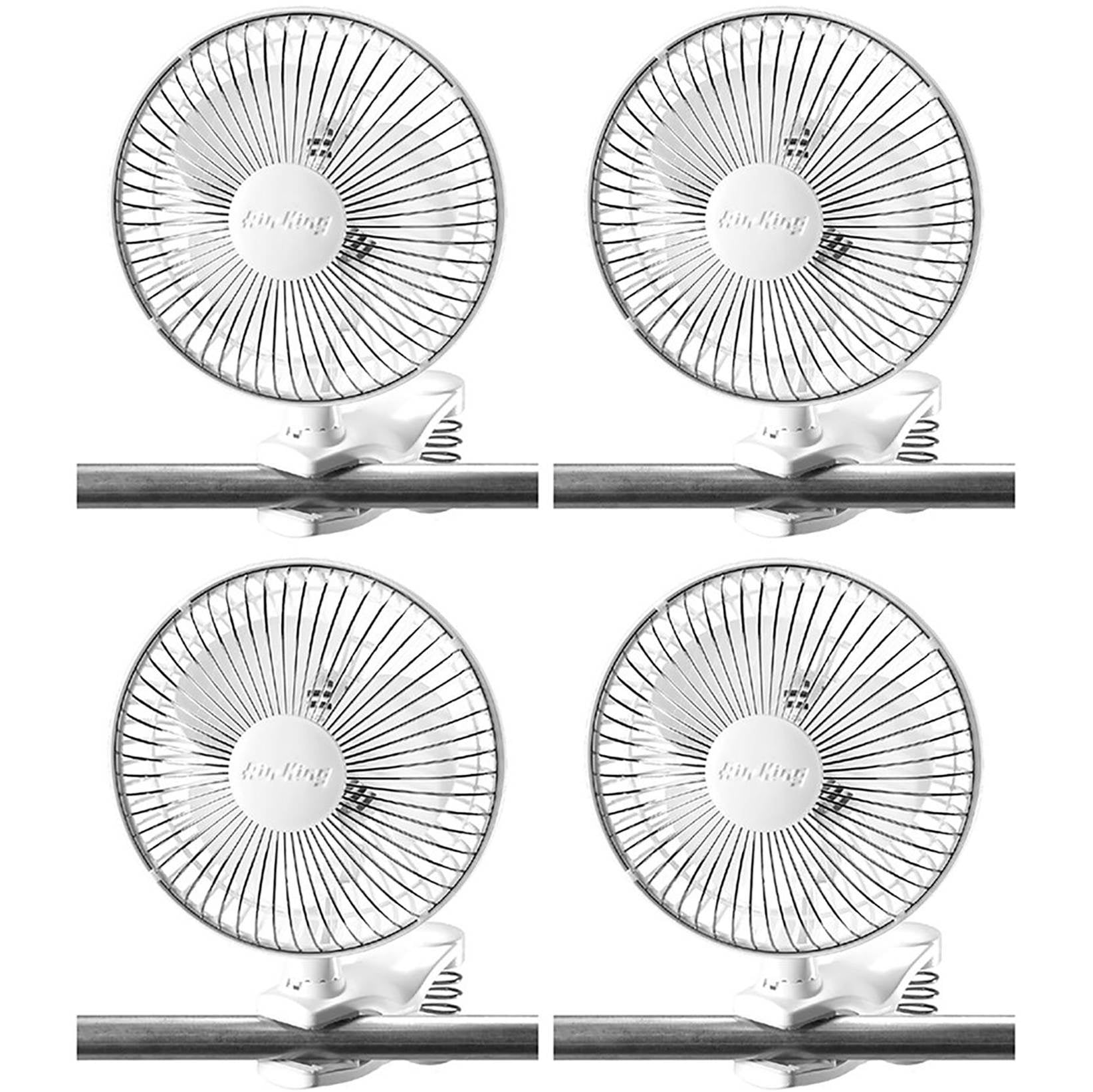 Air King 6 Inch Commercial 120V Personal Clip On Fan Air Circulator (4