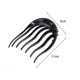thumbnail image 3 of Clips Enchufables Clips Enchufables Soporte fijo de resina para cola de caballo horquillas peines para el cabello pinzas para el cabello fabricante de moños (negro), 3 of 7