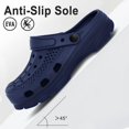 thumbnail image 4 of AComwarm Arch Support Sandals For Men Classic Clogs Slippers Adjustable Garden Clogs Breathable Cozy Home Shoes Men Clogs Sandals, 4 of 5