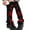 Black red star, variant on Cute Star Knitted Leg Warmers for Women Ribbon Lace Up Flared Foot Covers Socks