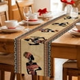 thumbnail image 3 of African Women Table Runner, Silhouette Ethnic Style Cotton Linen Kitchen Table Decoration Washable Dining Tabletop Runners for Home Party Decor 13x36 Inches, 3 of 9