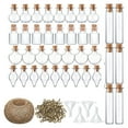 thumbnail image 1 of Transparent ing Bottle Pendant Glass Bottle Small Bottle with Horn Nail String Cork Mini Bottle Decoration, 1 of 7