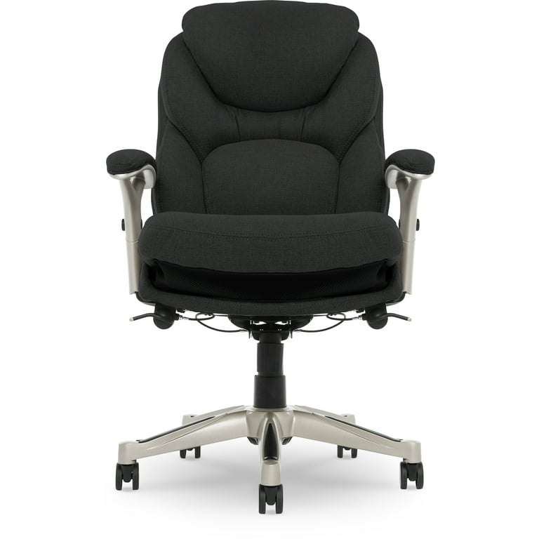 Serta Fabric Office Chair with True Wellness BIM Tech 250 lb. Capacity Dark Gray