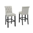 thumbnail image 2 of Tabouret de bar touffeté Soho 29 po , ensemble 2 pièces, Beige, 2 of 2