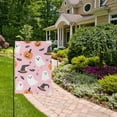 thumbnail image 2 of Yayeee Garden Flag 28" x 40" Double Sided Outdoor Yard Lawn Holiday Decorations, Pink Halloween Ghosts, 2 of 6