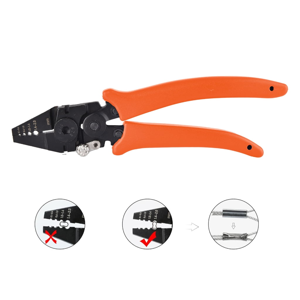 Stainless Steel Crimper Pliers Crimping Pliers Reliable Tool for Anglers