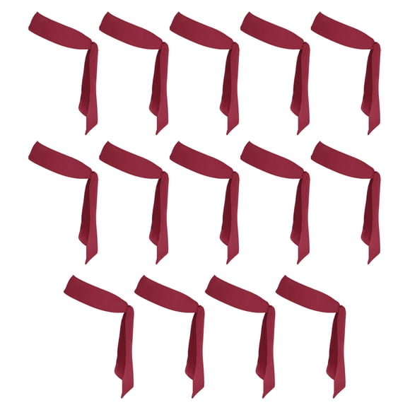 Uxcell Attaches-Têtes Bandeaux Ninja Karaté Ajustables Sport Dos Noué Évacuant la Transpiration Bandeau d'Entraînement Rouge Foncé