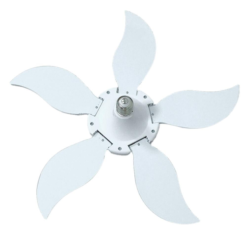 120W E27 Deformable LED Garage Light Fan Blade Adjustable Fixture Ceiling Lights