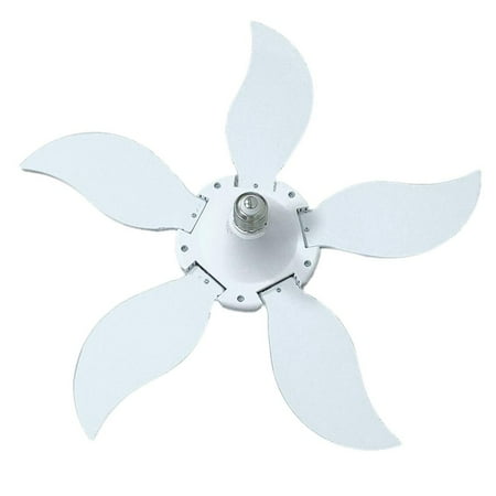 

E27 Deformable LED Garage Light Fan Blade Adjustable Ceiling Lamp (Wide)
