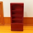 thumbnail image 2 of 1Pc Bookcase Model Imitation Wooden Bookcase Toy Simulation Prop for Decor, 2 of 5