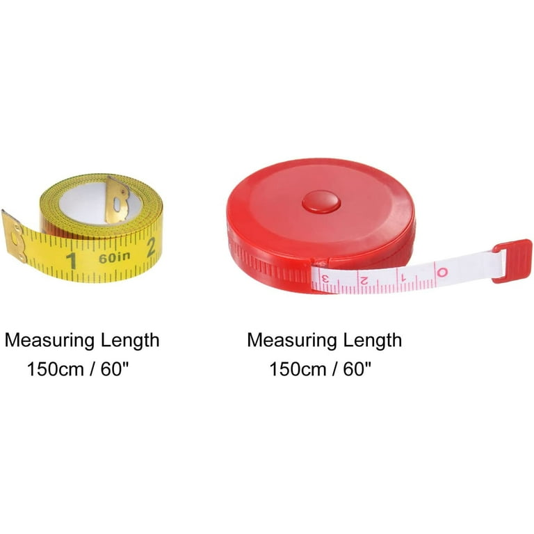 Retractable Tape Measure - 60in/150cm - Set of 30 - Measurement