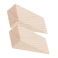 thumbnail image 3 of ColoMX 2 uds Tope de puerta cuña Tope de puerta de madera Tope de puerta de cuña de madera Triangular parachoques de puerta, 3 of 8
