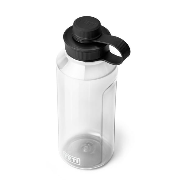 Botella de agua Yeti Yonder de 1,5 l, 1500 ml, transparente, con tapa de amarre