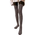 thumbnail image 3 of Women's Thigh High Knitted Winter Boot Socks Vintage Extra Long Leg Warmer Over Knee High Stockings, 3 of 4