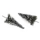 thumbnail image 5 of 10x Árbol Modelo Tren Paisaje Decor Nieve Cubre Festival 12cm, 5 of 9