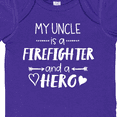thumbnail image 4 of Inktastic My Uncle is a Firefighter and a Hero Boys or Girls Baby Bodysuit, 4 of 5