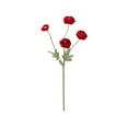 thumbnail image 2 of Artificial Ranunculus Flowers Persian Buttercup,4 Heads Vintage Long Stems Flowers for Home Wedding Decoration Bride Bouquet Rose for Flowers Crafts Floral Arrangement （Red）, 2 of 7