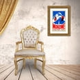 thumbnail image 3 of Vintage Apple Collection 22x32 Gold Ornate Wood Framed with Double Matting Museum Art Print Titled - Morzine, 3 of 4