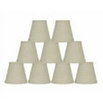 thumbnail image 3 of Urbanest Pure Linen Chandelier Empire Clip-on Shade, 3″ Top × 5″ Bottom × 4.5″ Slant Height – Replacement Lamp Shades for Chandelier, Pendant Light, Wall Sconce & Small Table Lamp, 9-Piece, Grey, 3 of 7
