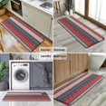 thumbnail image 6 of Red and Blue Christmas Knitted Pattern Kitchen Rug Mat,Kitchen Runner Rugs Non Skid Washable,Decorative Kitchen Floor Mats for Kitchen,Sink,Laundry,17"x47.2", 6 of 7