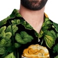 thumbnail image 5 of Saint Patrick's Day Men's Short Sleeve Hawaiian Beach Poplin Shirt Casual Printed Button Down Summer Unisex Shirt, 5 of 6