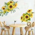 thumbnail image 3 of Naiovety Flores de de pared, póster de paredes extraíbles simples transparentes, fácil de instalar, adornos de girasoles, decoración económica Decoración del hogar Tipo-02 Naiovety HA075029-02, 3 of 6