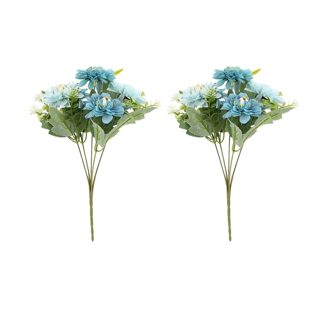 Juego de 2 Jarrones con Arreglo Floral de Peonías Artificiales | Peonías Artificiales Realistas con Colores Brillantes y Duraderos | Flores Artificiales Sin Mantenimiento para Decoración de Bodas, Ho
