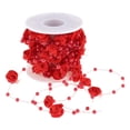 thumbnail image 4 of Cadena de perlas de 10m, rollo de cadena de perlas de flores, línea de pesca, decoración de de fiesta de boda rojo Colcomx cuentas artificiales hilo de la flor, 4 of 8