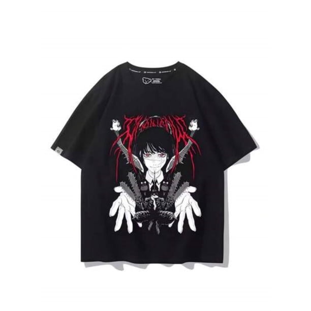 Hot-Selling Chainsaw Anime-Themed Apparel: Unisex American-Style Chainsaw Anime Hoodie. Retro Streetwear Long-Sleeve Hoodie Featuring Iconic Signatures And Oversized Graphics.