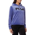 thumbnail image 3 of Fila Womens Velour Quarter Zip Hoodie, 3 of 3