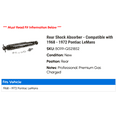thumbnail image 2 of Rear Shock Absorber - Compatible with 1968 - 1972 Pontiac LeMans 1969 1970 1971, 2 of 2