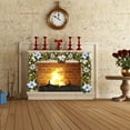 thumbnail image 4 of 6FT Christmas Garland with Lights, Christmas Mantel Garland Decoration with Ball Ornaments, Dry Lotus, 30 LED, for Indoor Outdoor Mantel Window Table Thanksgiving Winter Christmas Decor(White), 4 of 4