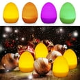 thumbnail image 3 of FaLX 12Pcs Easter Eggs Lights LED Glowing Flickering High Brightness Warm Light Plastic Bottom Switch Easter Party Home Night Lamps Decoration Supplies, 3 of 8