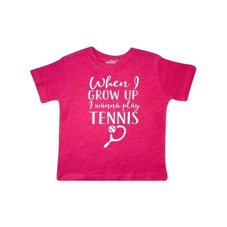 

Inktastic Future Tennis Player Childs Sports Gift Toddler Boy or Toddler Girl T-Shirt