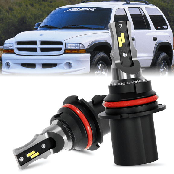 Fits 1998-2003 Dodge Durango Headlight Bulbs 9007/HB5 LED High Low Beam Replacement Kit