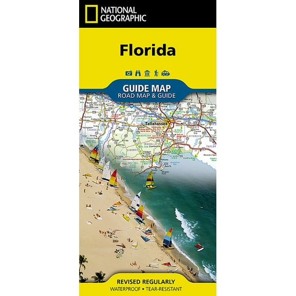 National Geographic Guide Map: Florida - Folded Map
