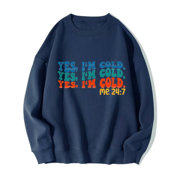 2023 Chandail en Molleton Mode pour Femmes 50 % de Réduction Liquidation Mode Femme Imprimé Col Rond Manches Longues Chandails en Molleton Sans Capuche T-Shirt Hauts Amples Blouse