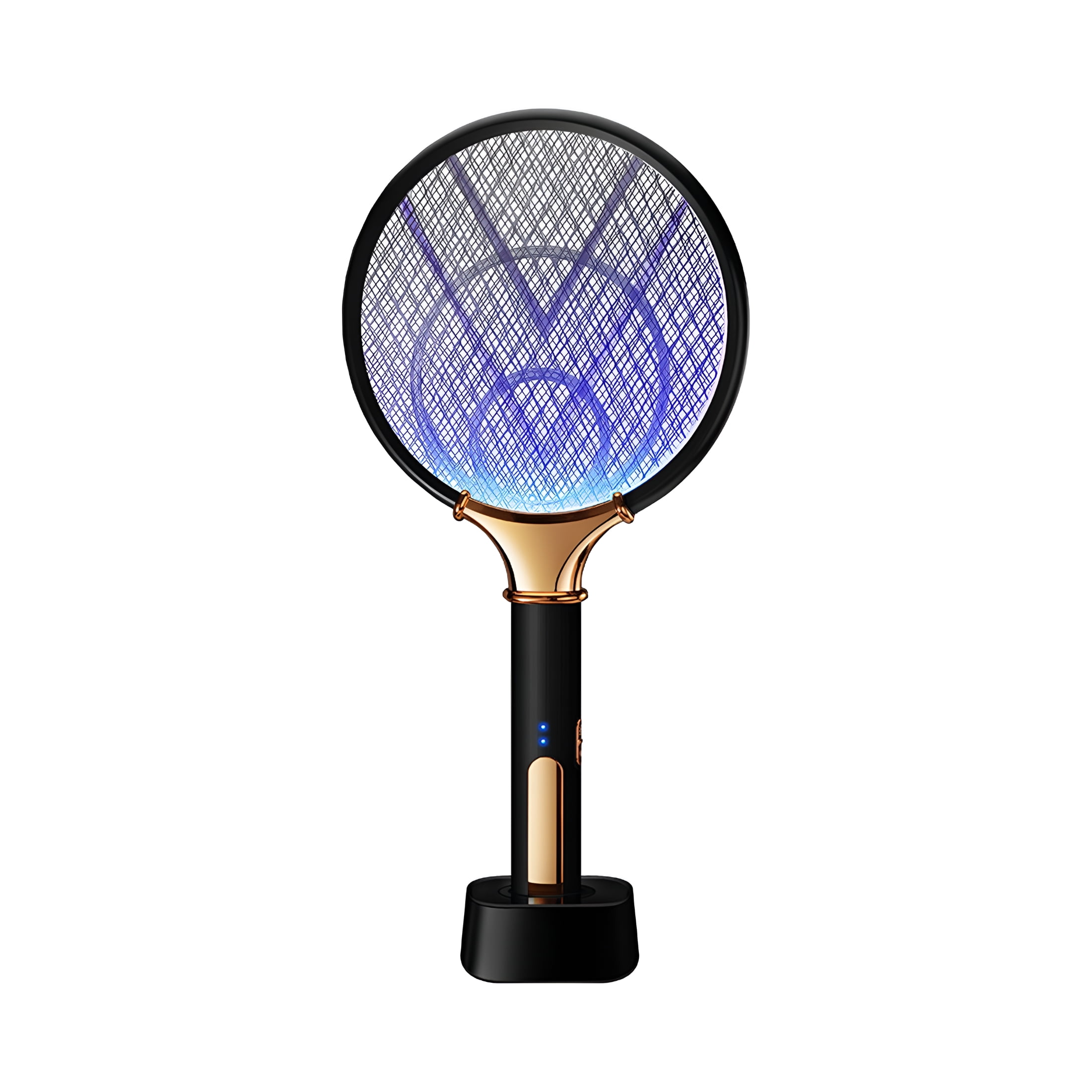 HIBIBUD Electric Fly Swatter,Electric Zapper,Mosquito Trap Lamp & Racket,Mosquito Kill Fly Zapper with Purple Light Attractant for Home Indoor Outdoor
