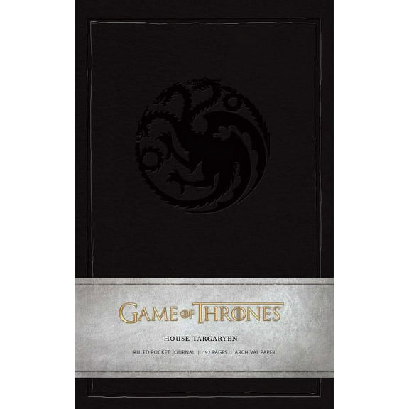 Game of Thrones Game of Thrones: House Targaryen Ruled Pocket Journal, (Hardcover)
