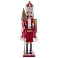thumbnail image 1 of Kurt S. Adler D3903 24 in. Plastic Red & Gold King Nutcracker, 1 of 1