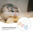 thumbnail image 2 of OUNONA Lot de 3 Mangeoire à Gazon Ronde en Fer pour Petits Animaux, 2 of 7